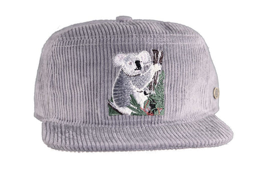 The Stash Cap - Corduroy - Koala Grey