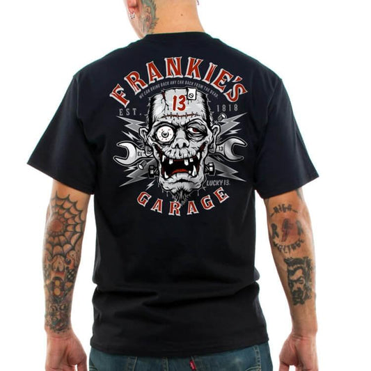Image of Lucky 13 Men&#039;s T-Shirt - Frankie&#039;s Garage