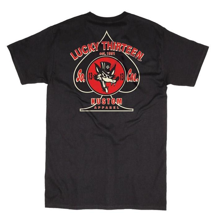 Image of Lucky 13 Men&#039;s T-Shirt - Wolfy