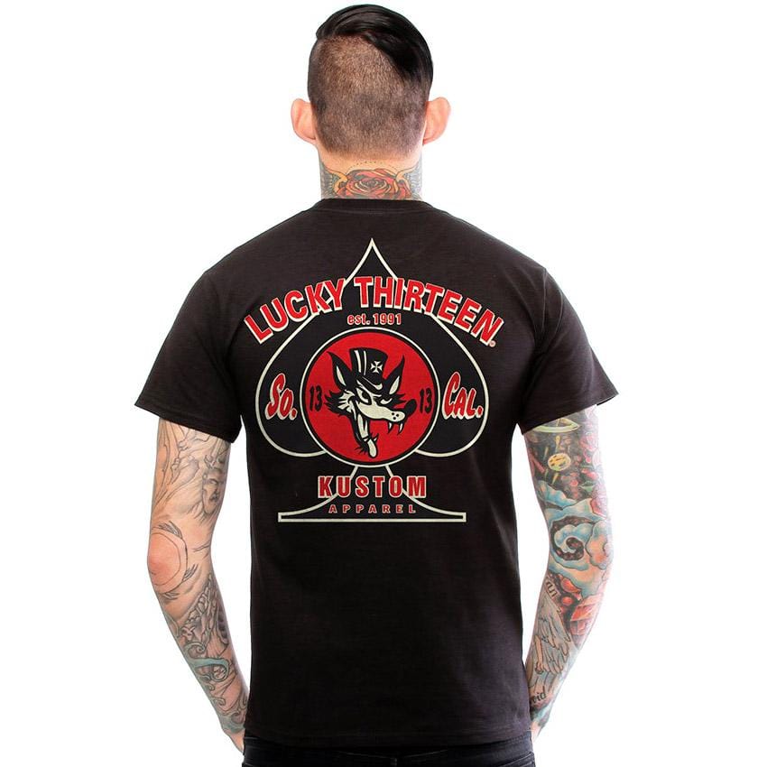 Image of Lucky 13 Men&#039;s T-Shirt - Wolfy