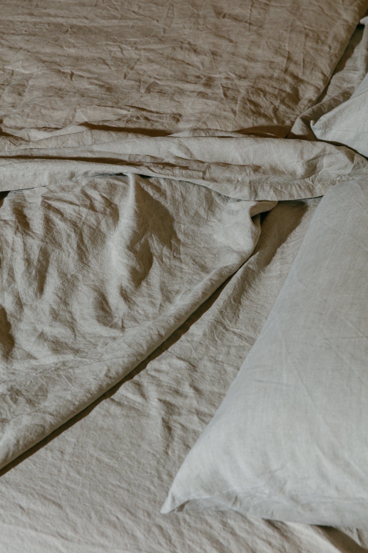 Oatmeal Hemp Linen Fitted Sheet - GOOD STUDIOS