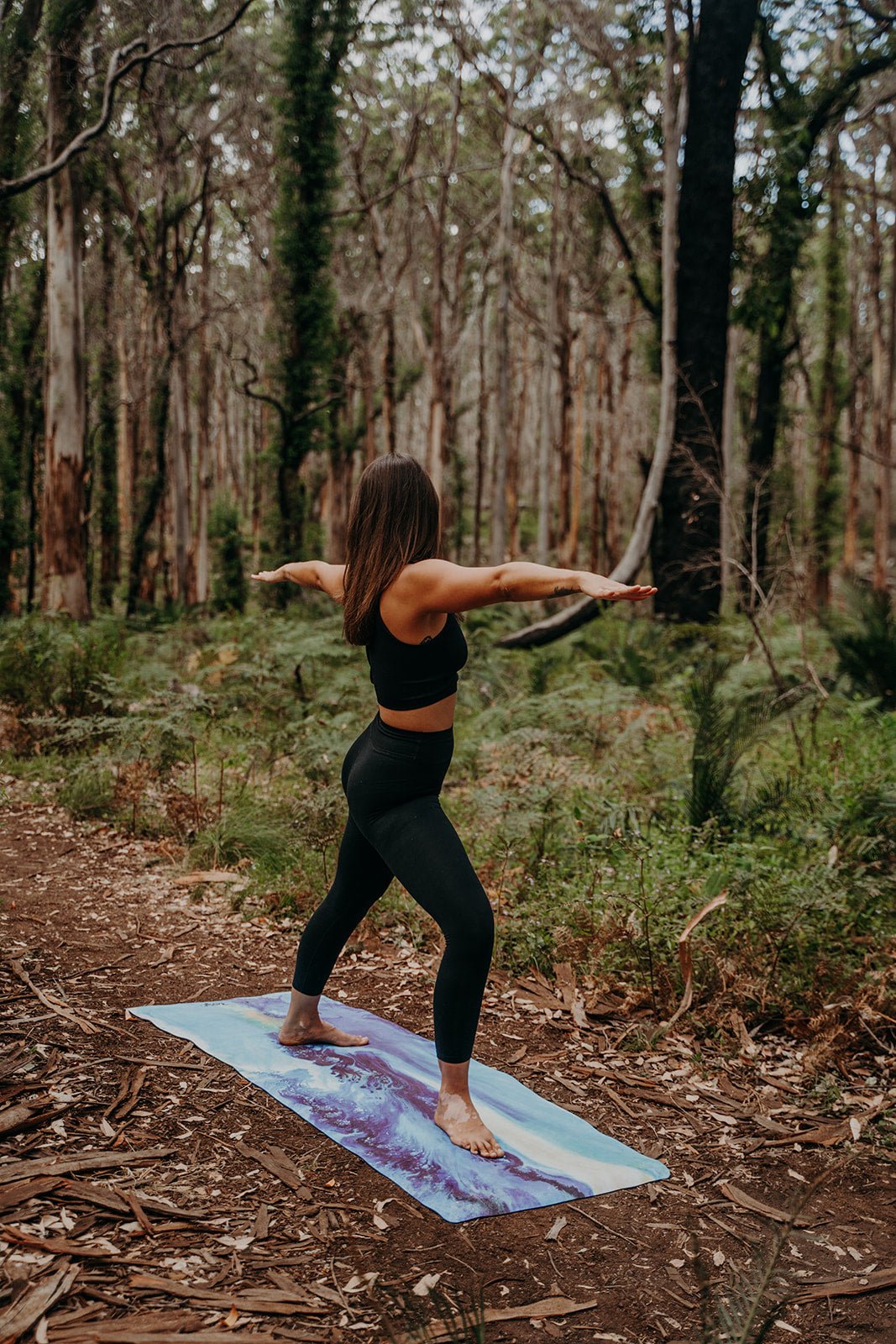 Point Break Soft Grip Eco Yoga &amp; Pilates Mat - Emilia Rose Art Eco Yoga Mats