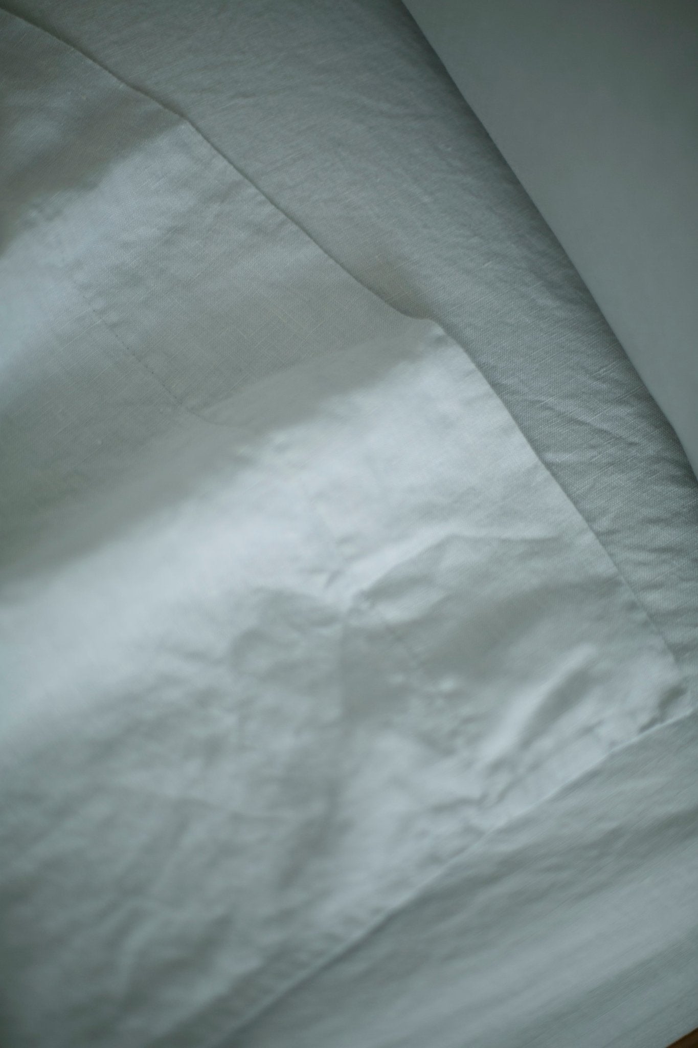 Powder Blue Hemp Linen Top Sheet - GOOD STUDIOS