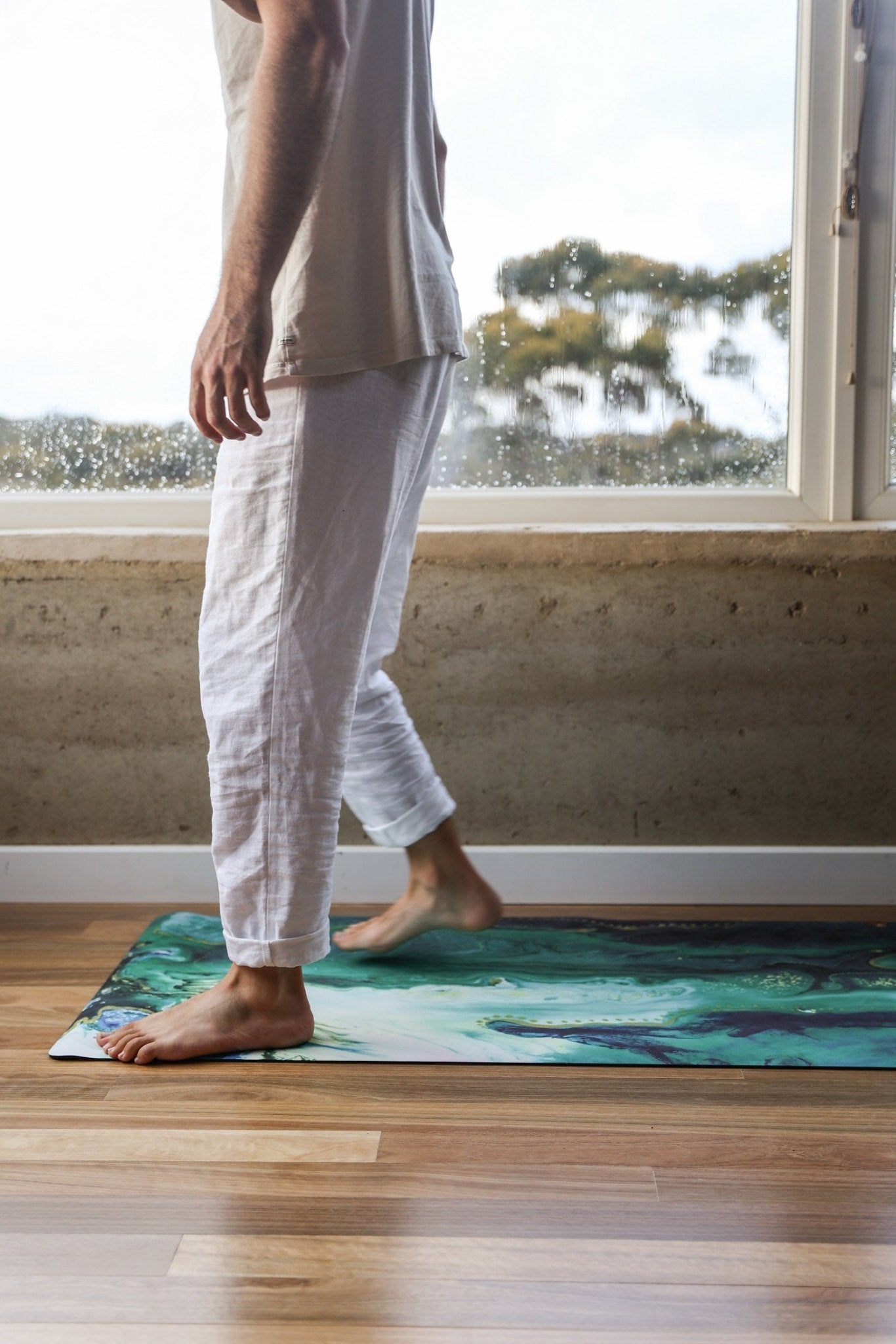 ☼ Pre-Order ☼ Aurora Super Grip Eco Yoga &amp; Pilates Mat - Emilia Rose Art Eco Yoga Mats