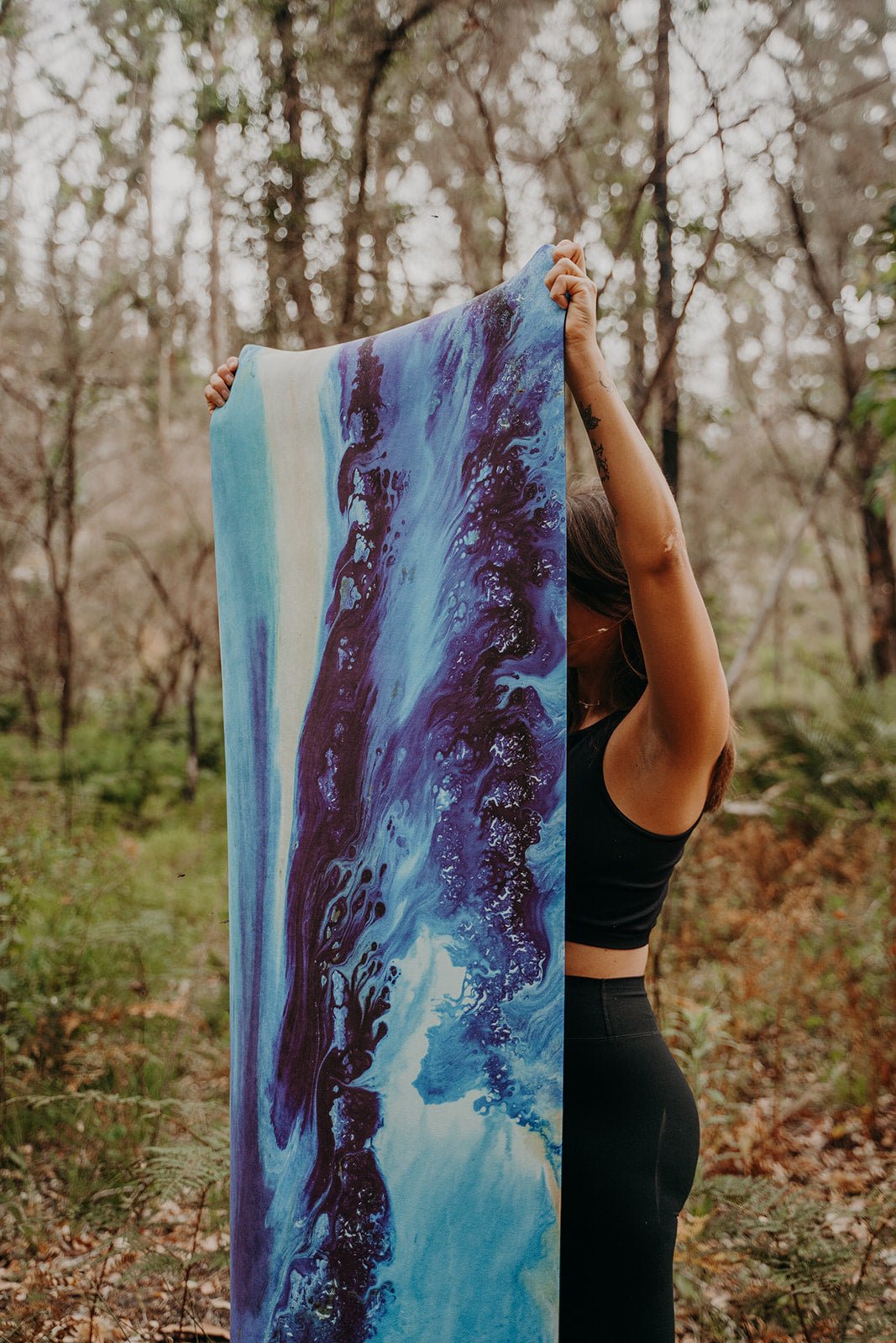 Pre-Order Point Break Super Grip Eco Yoga &amp; Pilates Mat - Emilia Rose Art Eco Yoga Mats