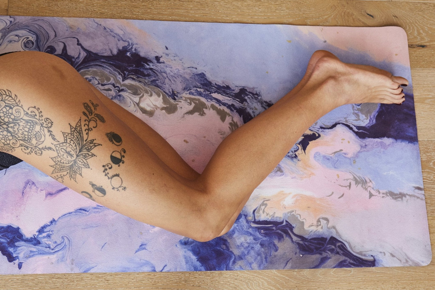 ☼ Pre-Order ☼ Tranquility Super Grip Eco Yoga &amp; Pilates Mat - Emilia Rose Art Eco Yoga Mats