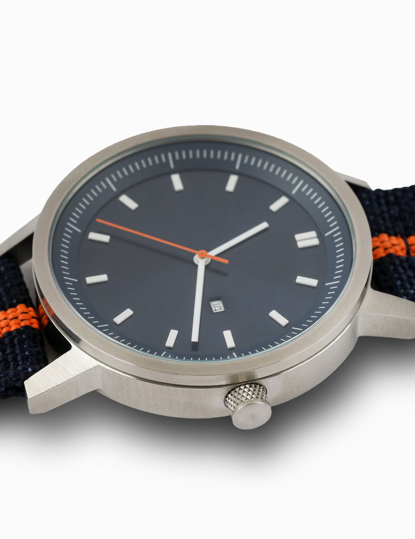 Dixon Watch 42Mm -  Silver/Navy/Navy