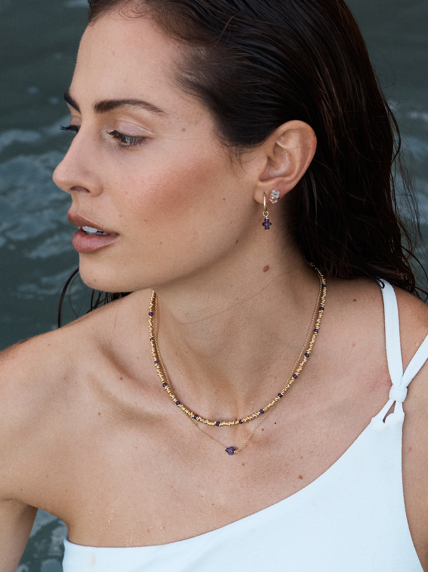 Poise Necklace | Amethyst