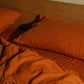 Terracotta Hemp Linen Fitted Sheet - GOOD STUDIOS