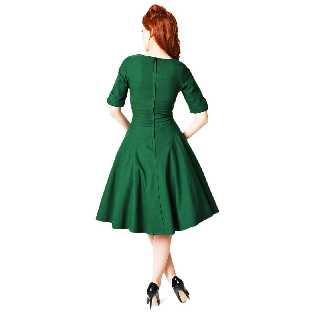 Image of Unique Vintage Delores Dress - Green