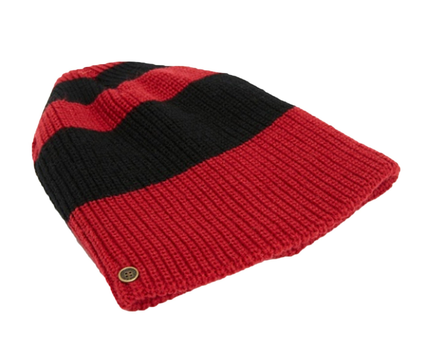 The Wally Beanie - Red/Black