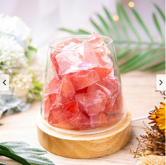 Watermelon Quartz Crystal Diffuser - Aromatic Radiance Meets Nature's Elegance